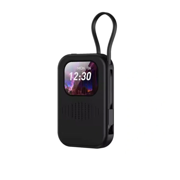 Multifunction Power Bank with HD Bluetooth Speaker & Smart Touchscreen Display
